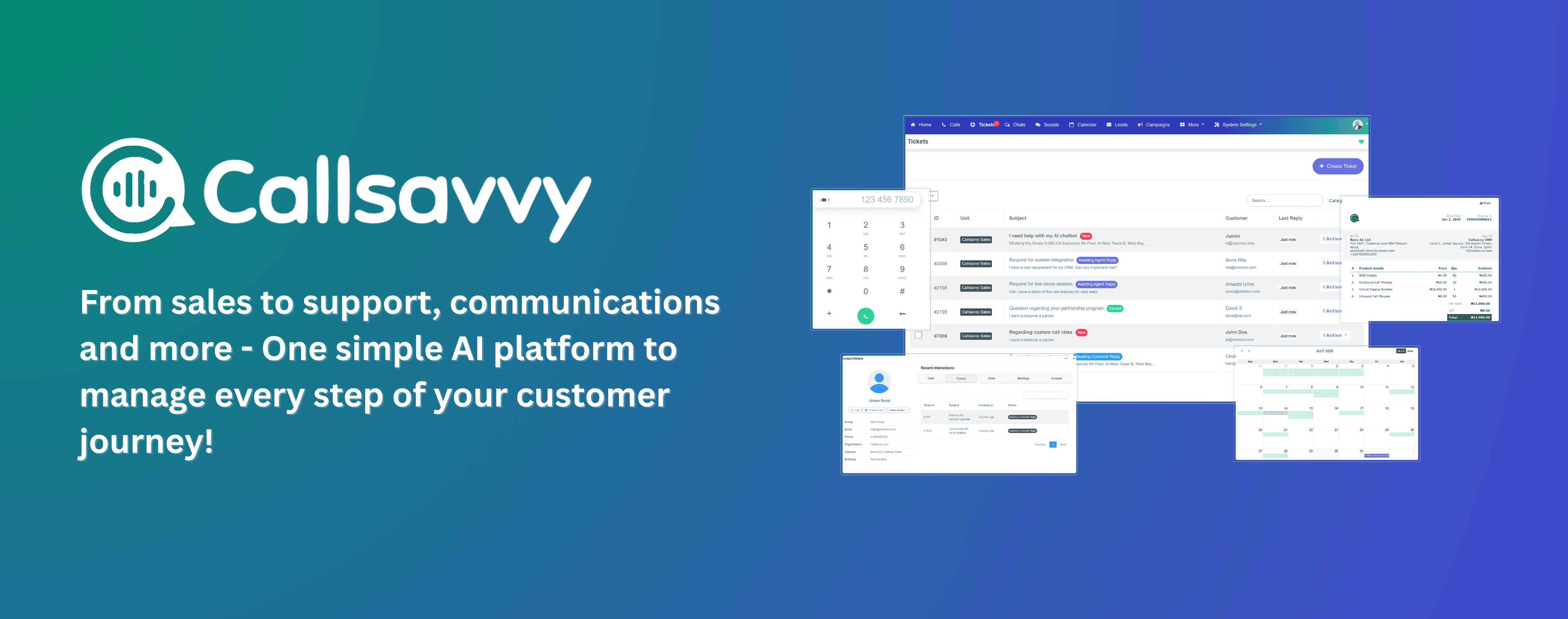 Callsavvy CRM Screenshot